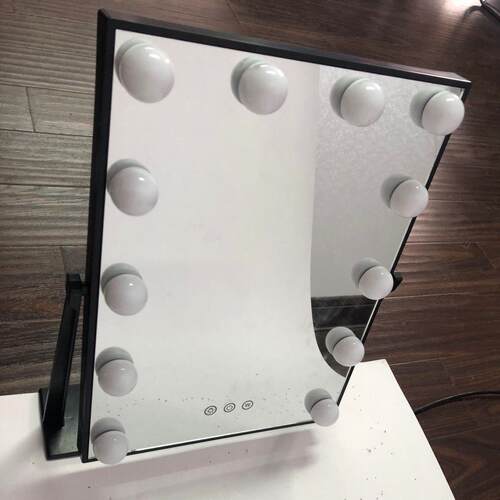 好978莱坞化妆镜式梳镜伸缩化妆镜镜带灯LED化妆带灯台触碰妆台式