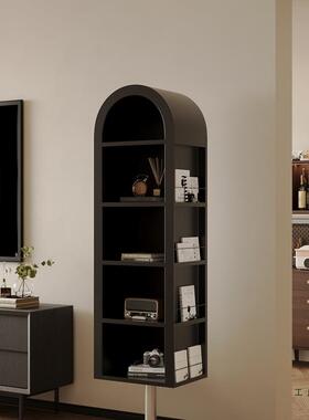 卧转室试镜子旋穿镜全身镜衣落地书架衣轻奢杂志架镜收VRK纳置物