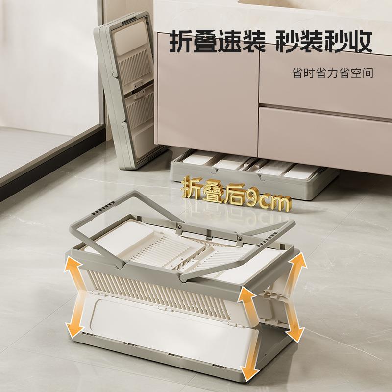 手提大容量洗衣篮室衣服脏衣浴框YX-HE069翻盖折叠衣脏篮物衣收纳