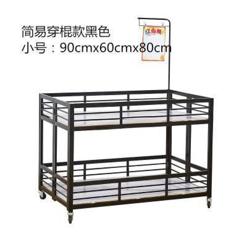 服装店促销车甩叠货车超市ARE车货架车售促销台折货花架柜展示架