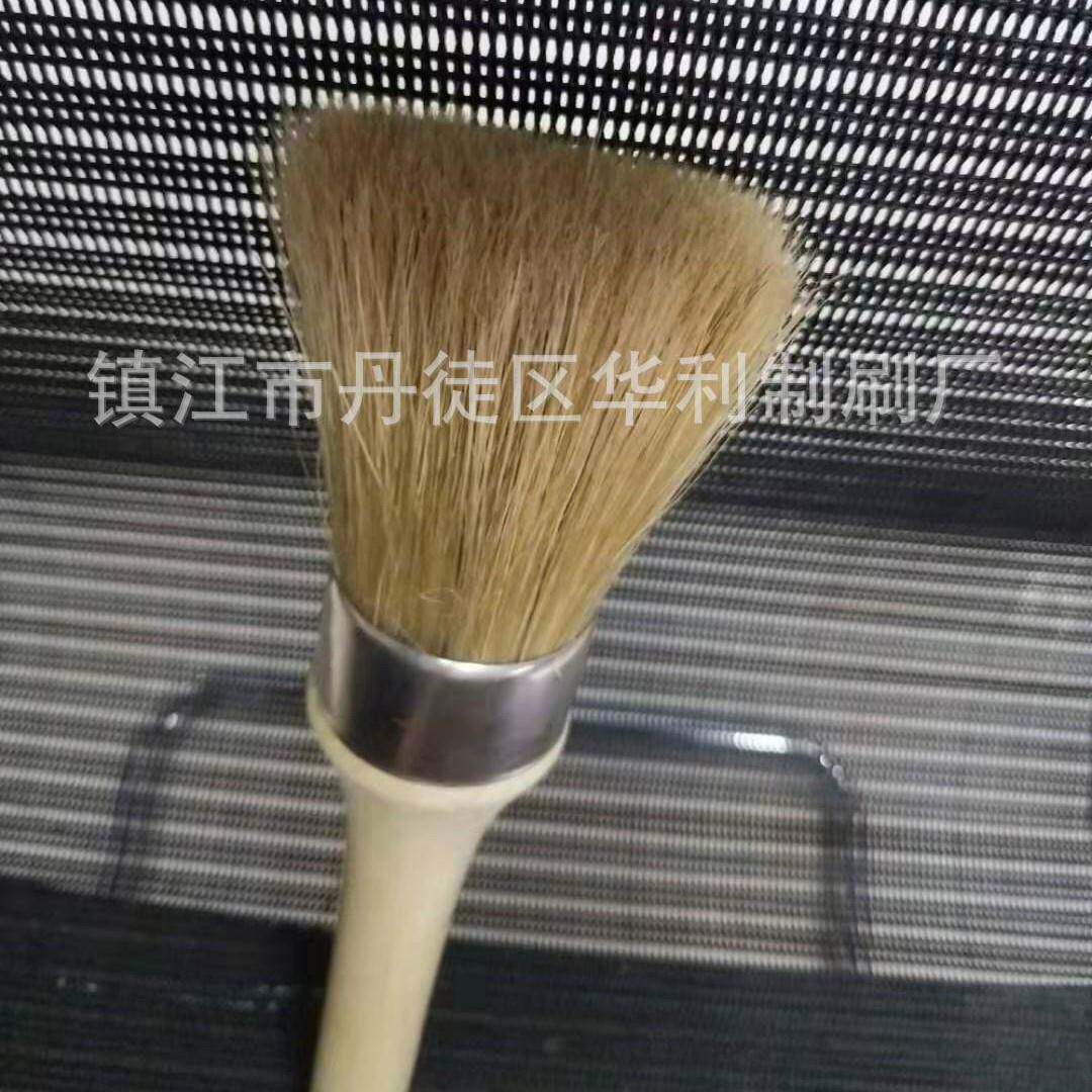 品上市,圆铁圈猪圆头刷,圆刷新款新SDU猪鬃刷毛毛洗车刷木柄
