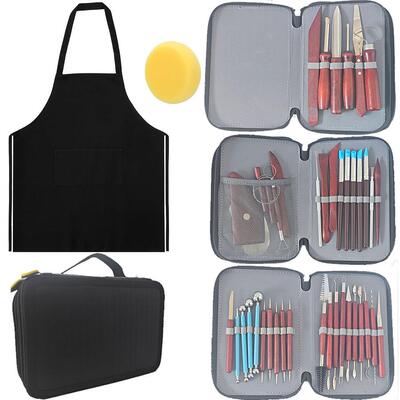 艺热陶瓷42件陶艺粘土雕刻工具装套销IPE陶轮用陶粘土套件