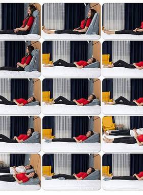 三角靠垫阅形读枕楔病人记忆棉IAJ翻身靠枕垫多功能调节斜坡床靠