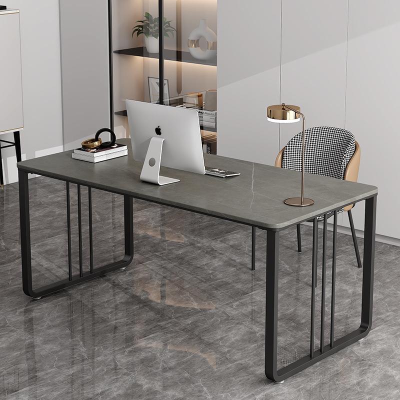 奢岩板书桌现代轻简写约客小户型电脑桌办公桌家用字TJQ台卧室厅