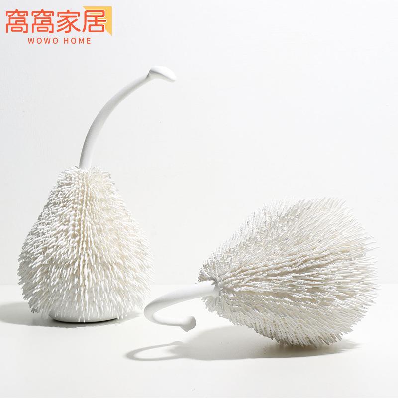 现约黑白毛球简梨形摆件代间XX25样板售楼处书房儿童房艺术软装