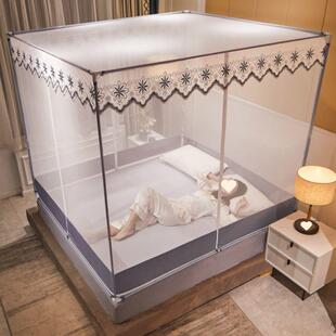 止202厂家直供5新款防摔帐家用帐卧室婴儿纹儿童全底母婴级蚊防掉