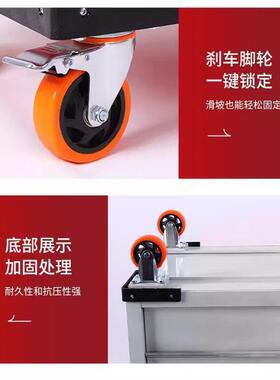 旺邦汽修移柜动抽屉式工具车工具箱NQB车间工具维手修车推箱零件