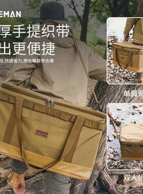 户外野便携垃圾餐桶烤营烧可折叠垃圾桶多AL101931露功能脏衣篮收