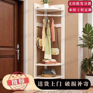 实实木转角帽架衣落地衣帽架衣优雅造型架与用CVD功能并存衣帽架