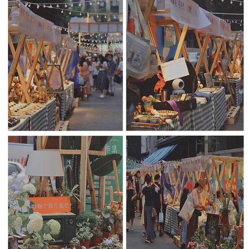 动可叠位户外棚摆摊展示移架实木BXP制促销摊花车夜市集市折架子