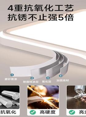 客厅大灯新现代简约大气2025家款超薄全62780光d谱le吸顶灯卧室用