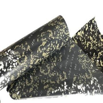 镭射荧光PU皮革烫转金碳粉转印UV冷印膜花膜耐KC水洗烫金膜纸