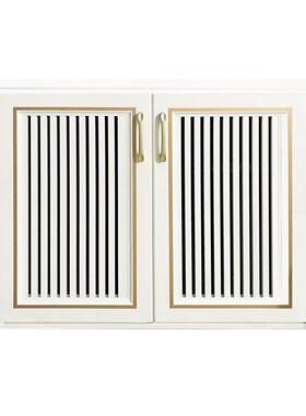 合金池百叶门带框外厨房柜PZZ门定做阳台柜洗衣户定做橱柜定制无