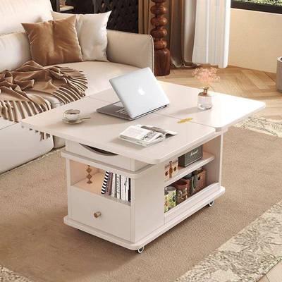 小户型多功能边折沙发RGL叠实木柜升茶降茶几小推车家用桌