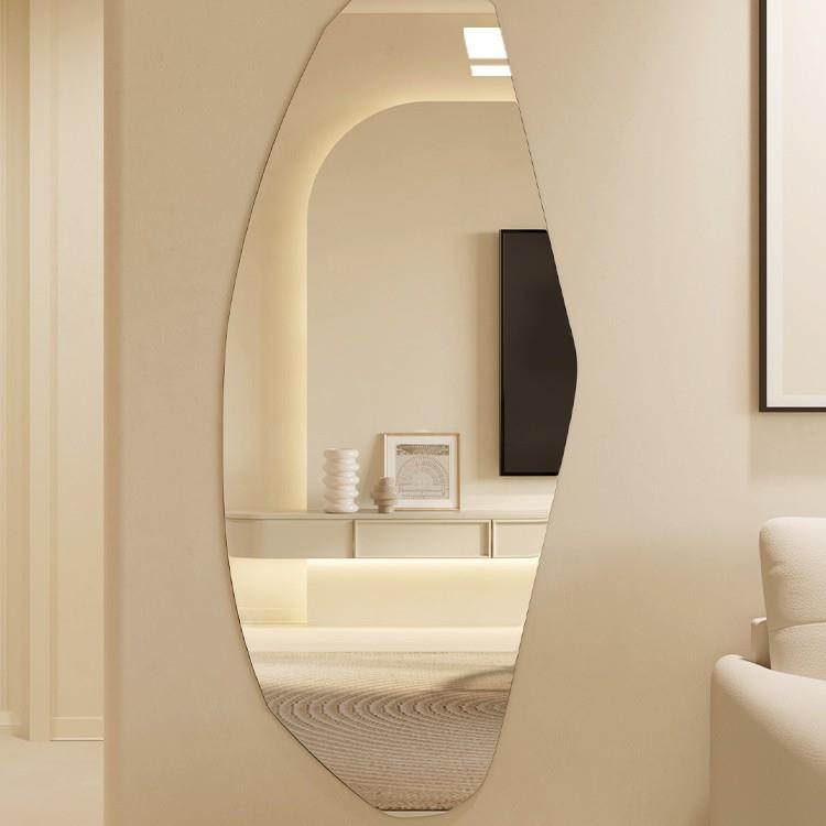 奶油风云穿试朵全身镜自壁WJE挂式异形衣镜贴墙粘免打孔镜子家用,电子元器件市场,其它元器件,淘宝优惠券,粉丝福利购,淘宝优惠卷