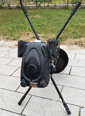 款汽油植新树挖机电线杆打坑地钻机1XWB73C洞C大坑功率便携式打机