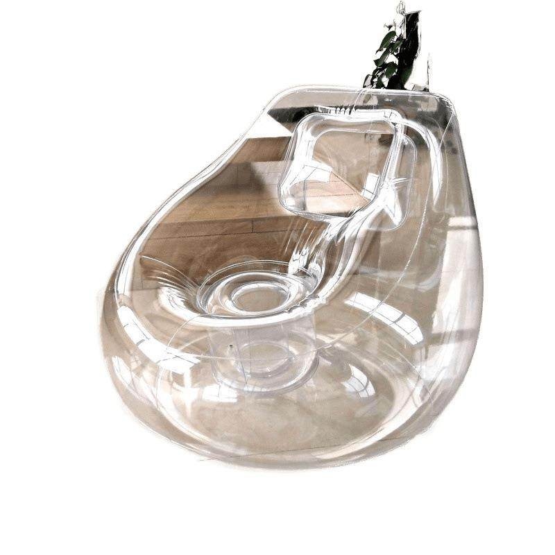 开放娃娃的透明沙发用改造家懒人充气剪私密体无品牌/实整理收