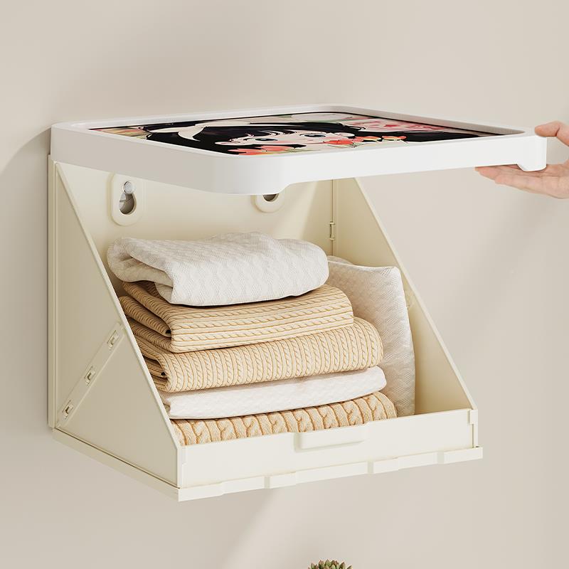 A9L浴室壁画置生物折架洗澡放干无品牌/净服防衣水叠壁挂收纳架卫