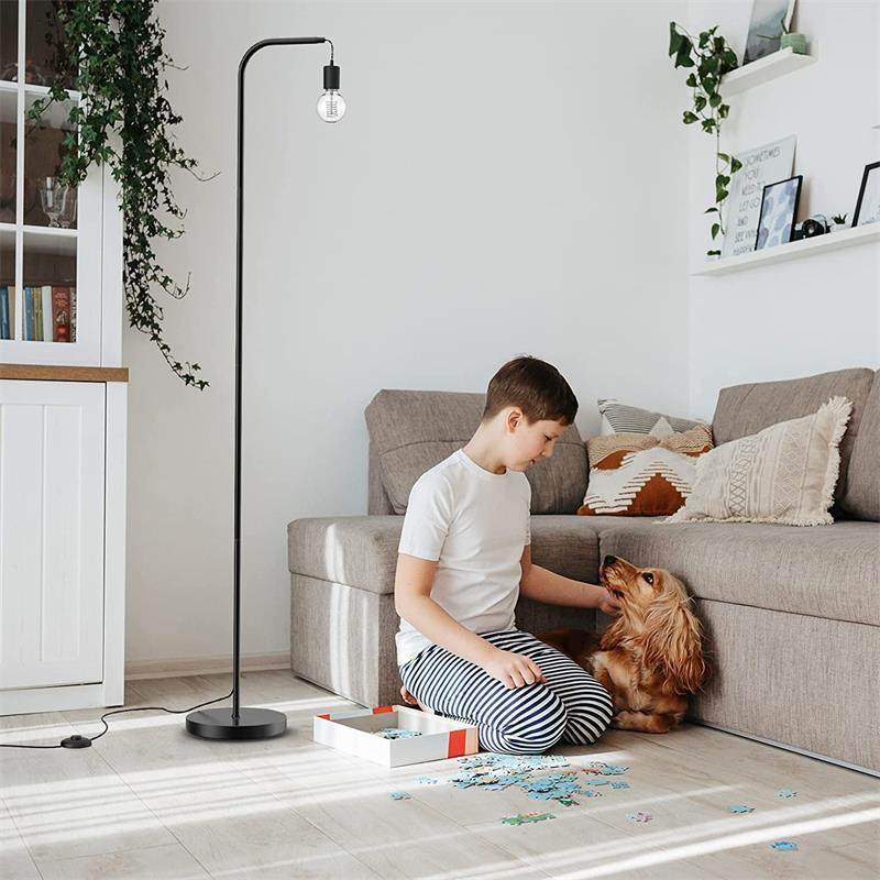 室落地店灯美式复古落工业立式卧阅QL5067L读灯酒客房新款客厅地