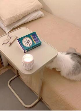 家用简床边桌子卧室书可移动XVQ升习降折叠桌学桌生宿舍学桌易电