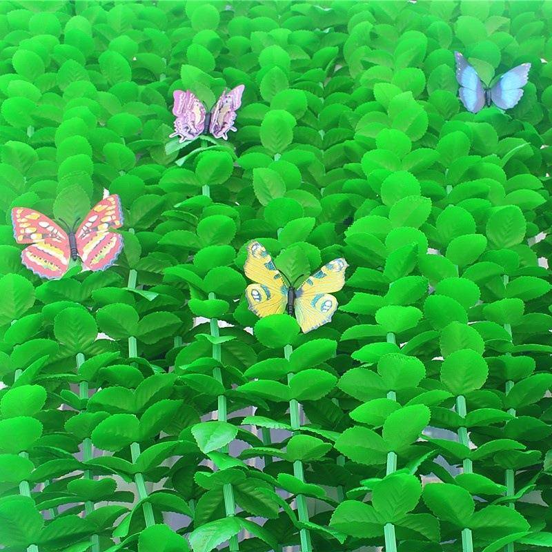 绿色叶子门竹挂帘茶玄关隔断阳台帘宾子馆餐厅吧足浴qas55563店装