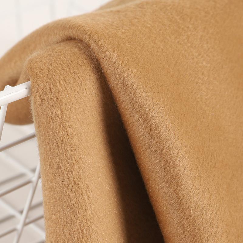 20100780g1全羊双绒面面呢秋冬0LEM0山羊绒双大衣毛呢时装布料