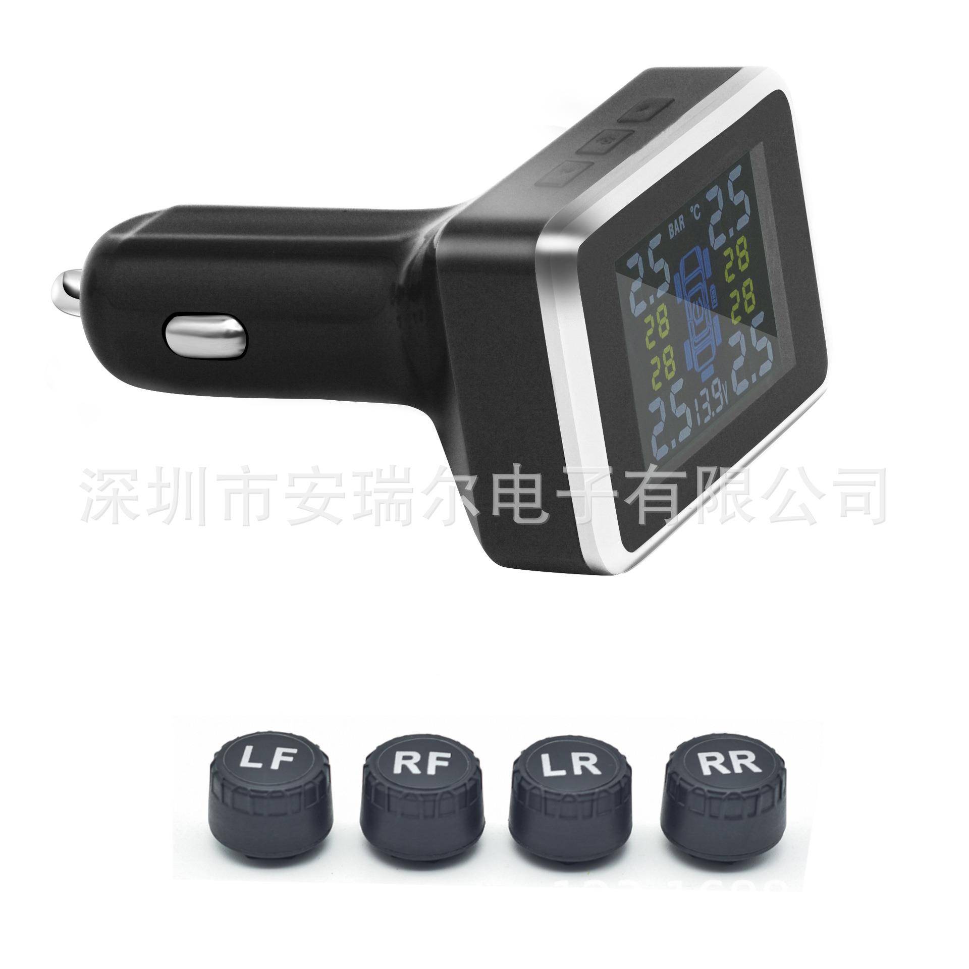 TMS四轮独显示P监胎压测器点割草机/草坪机