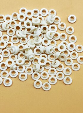 T0-220绝缘粒电晶体螺丝尼龙垫片耐高温阻燃白色绝缘粒M3绝缘帽