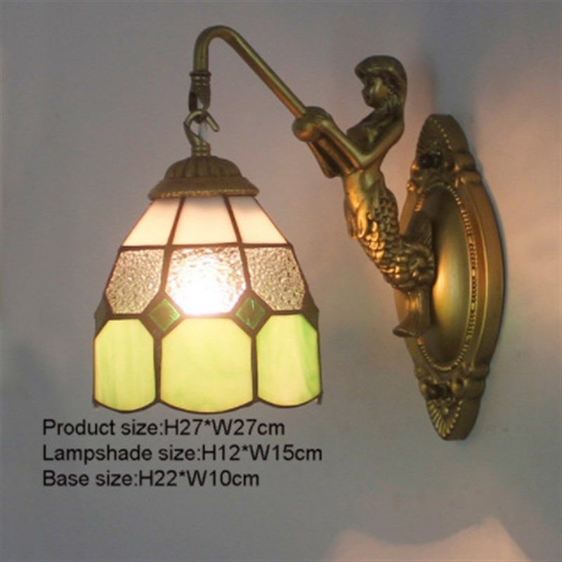 宝华蒂凡尼灯具灯饰客厅餐厅儿童房卧室灯蓝色简约地中海壁灯