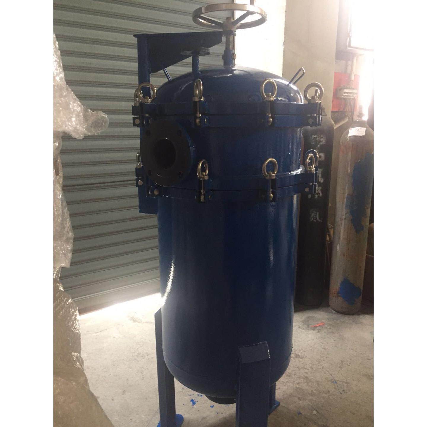 厂家供应PSFDL-4P2S喷四氟袋式过滤器 不锈钢过滤清洗机处理设备