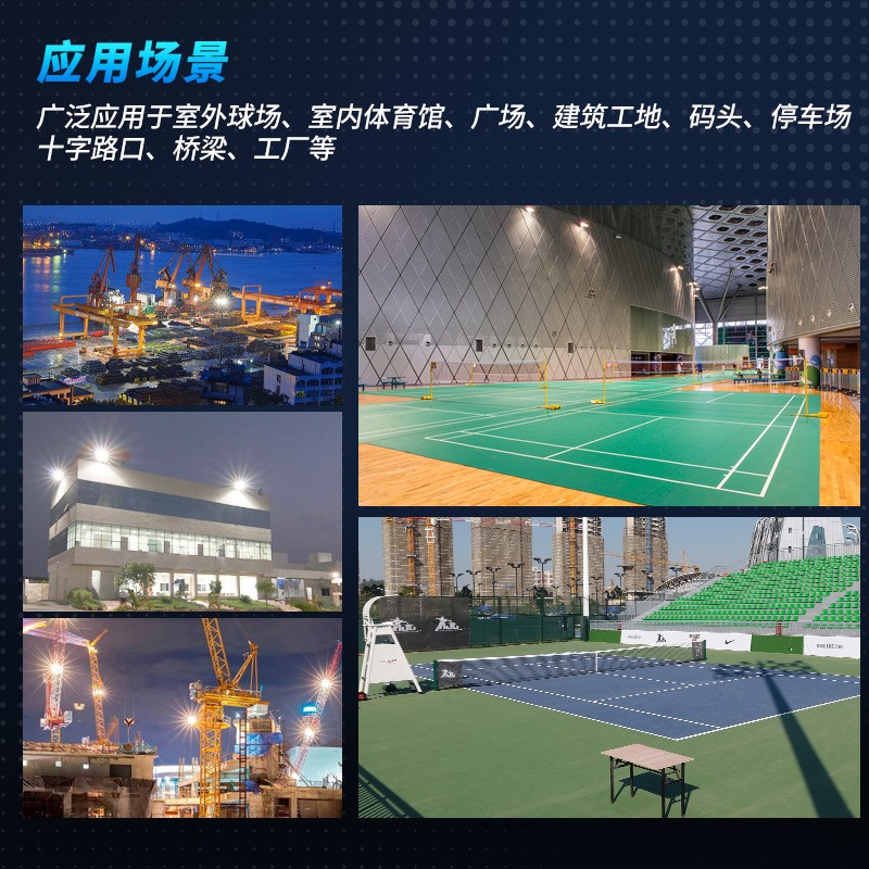 【哇奥】模组投光灯隧道灯户外防水球场灯大功率广场体育馆高杆灯