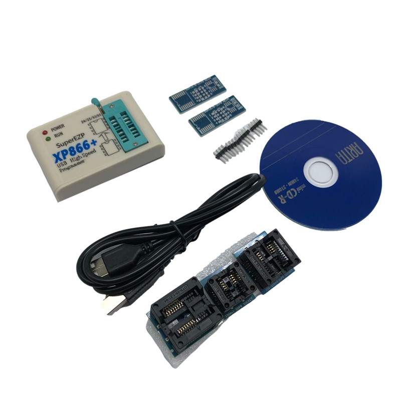 XP866+高速SPI FLASH编程器Z座子 24/25/93 bios 25T80烧录 脱机