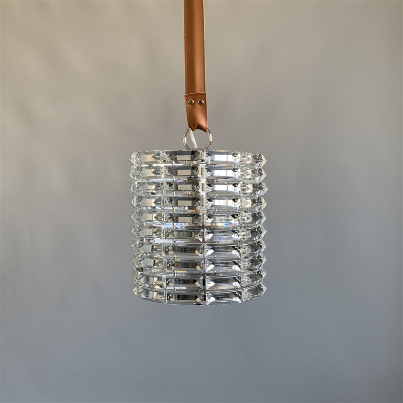 意大利创意皮带水晶吊灯现代轻奢别墅样板间卧室书房客厅吊灯