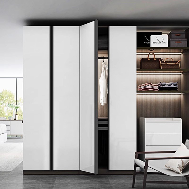 衣柜扶手一门到顶衣柜拉手实木门l型成品一体拉手衣柜门1米长把手