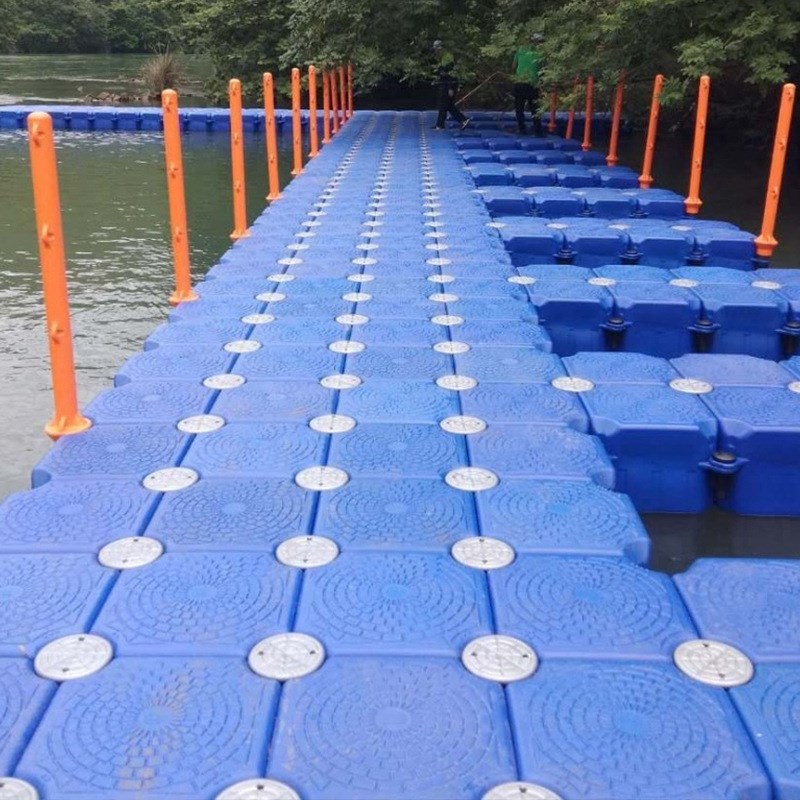 源头工厂水上浮动码头可移动平台水上游泳池浮筒平台水上浮桥