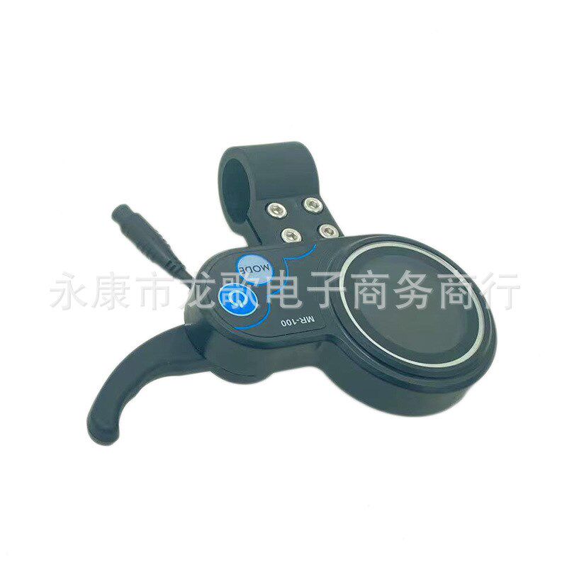 MR-100仪表 6针滑板车仪表 电动车配件 电量里程速度带高低档仪表