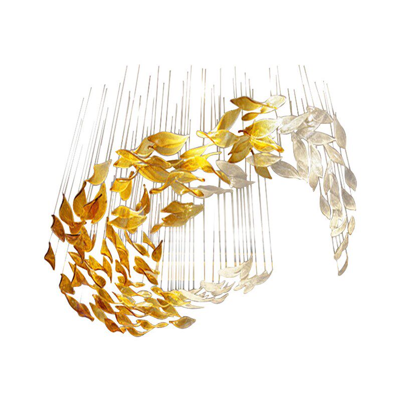 厂家直销圆管创意沙盘吊灯售楼部商场天井装饰艺术酒店工程大吊灯