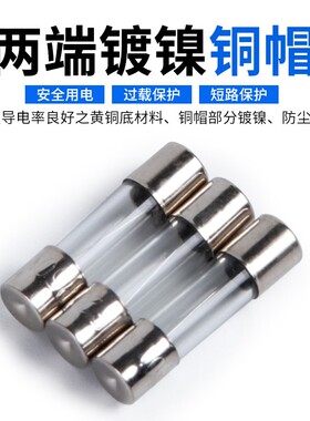 保险丝 5*20玻璃保险管熔断器250V 1A 2A 3A 4A 5A 10A 15A 6*30
