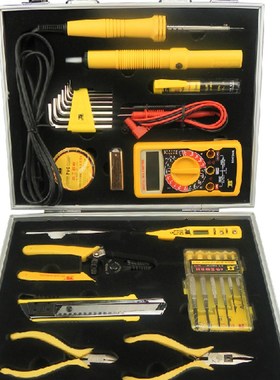 波斯工具27件精品铝合金箱电子组套 家用组套 高档工具BS511027