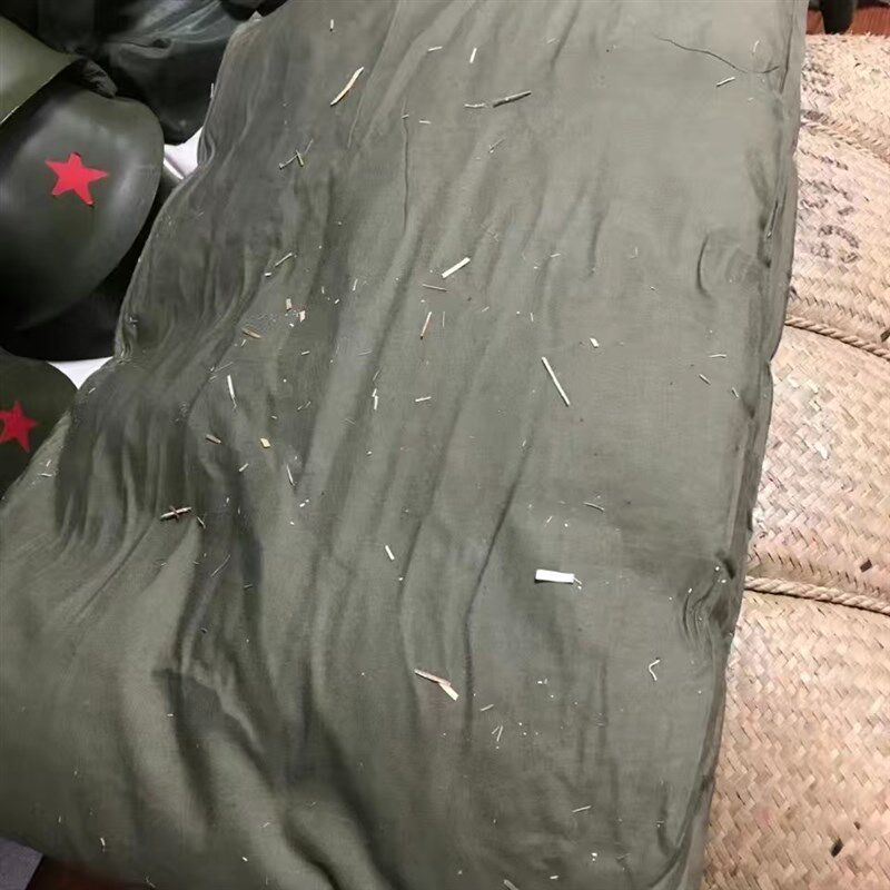 老库存老式军绿被子老棉花被65式I87式99式土黄色被子