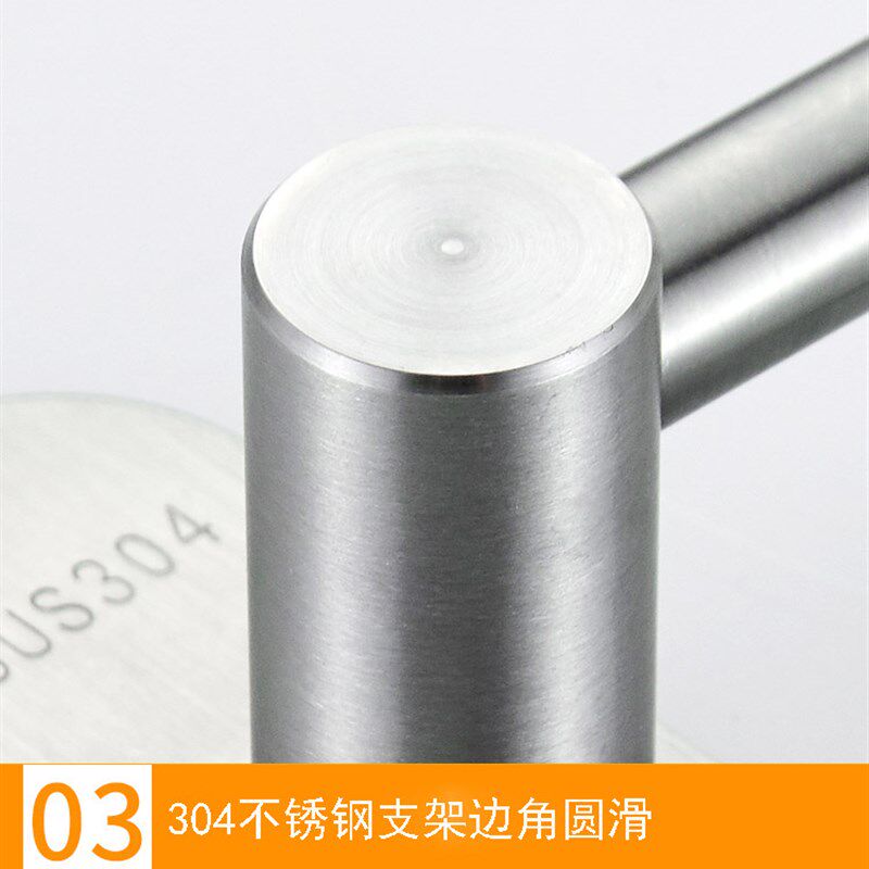 免打孔厨房挂钩架墙壁壁挂墙上挂杆置物架厨具挂架勺W子铲子收纳