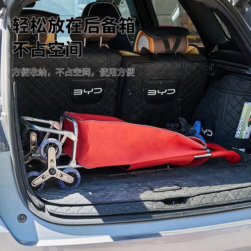 家用轻便折叠爬楼拉车p便携式超市拉杆购物买菜小推车上楼静音收