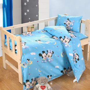 幼儿园被子三件套含芯儿童六件B套宝宝入园午睡棉花小被子褥垫