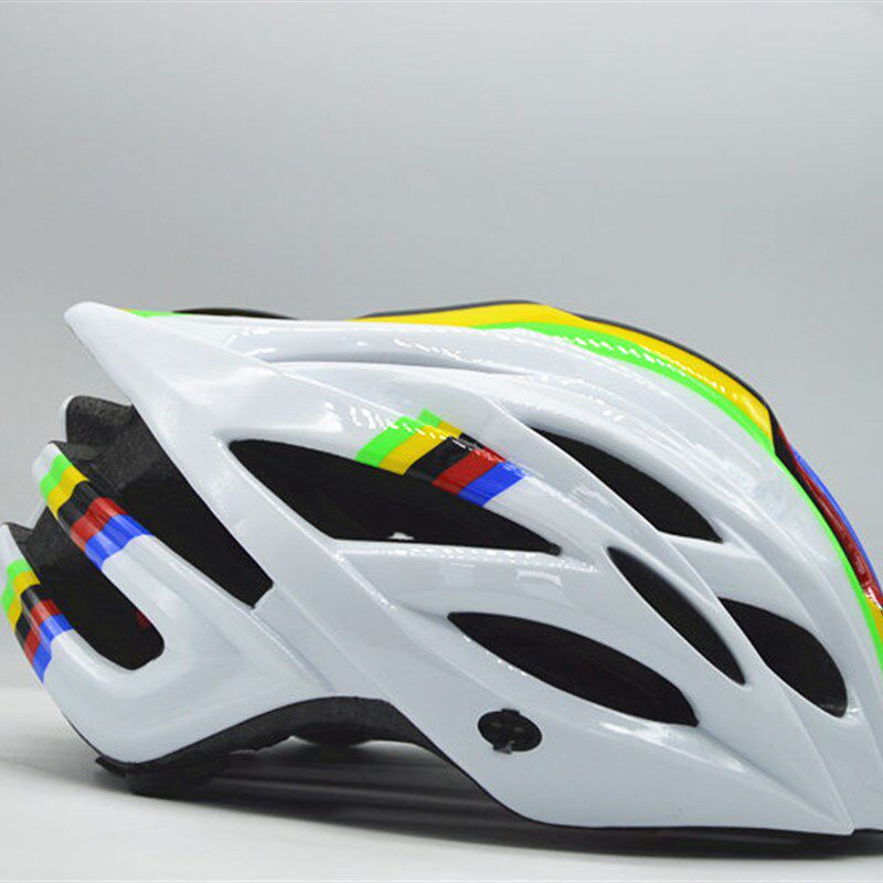 儿童速滑头盔专童男女轮滑自行车骑行滑板平衡P车防护头白色蓝色