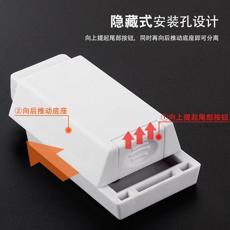 柜门反弹器弹簧开门m衣柜门按压式重型自动回弹器免装拉手碰珠暗
