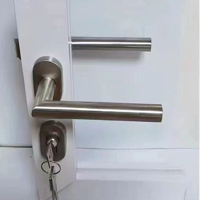 隔断门用窄边锁8530t锁体木门用防火门极窄锁不锈钢家用