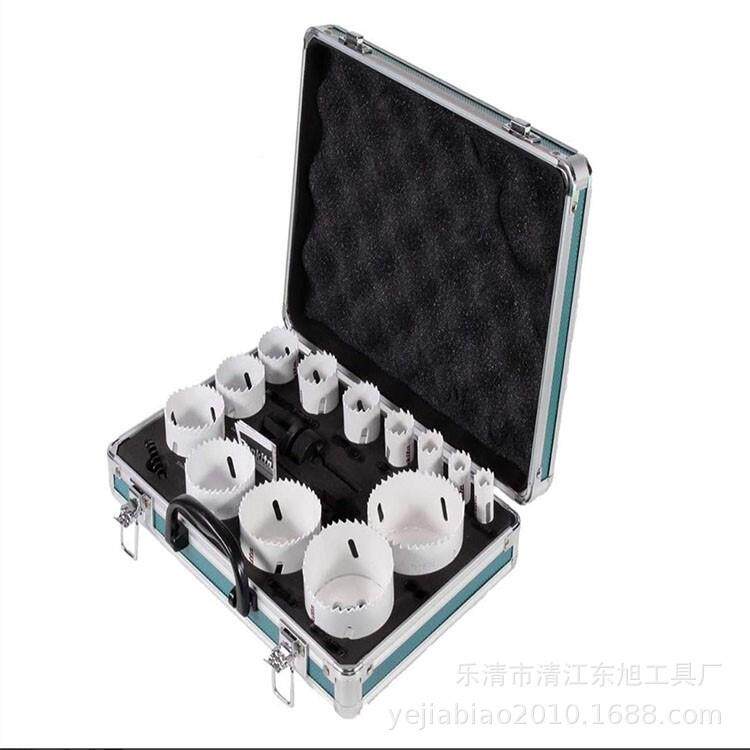器双金属开孔套装膏PVC板薄木工开孔钻头管道筒90902灯开石孔器