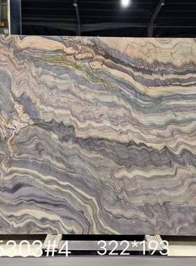 蓝绸理石餐桌橱柜台面板大然奢石石天材岛台洗手丝池无品牌/台盆