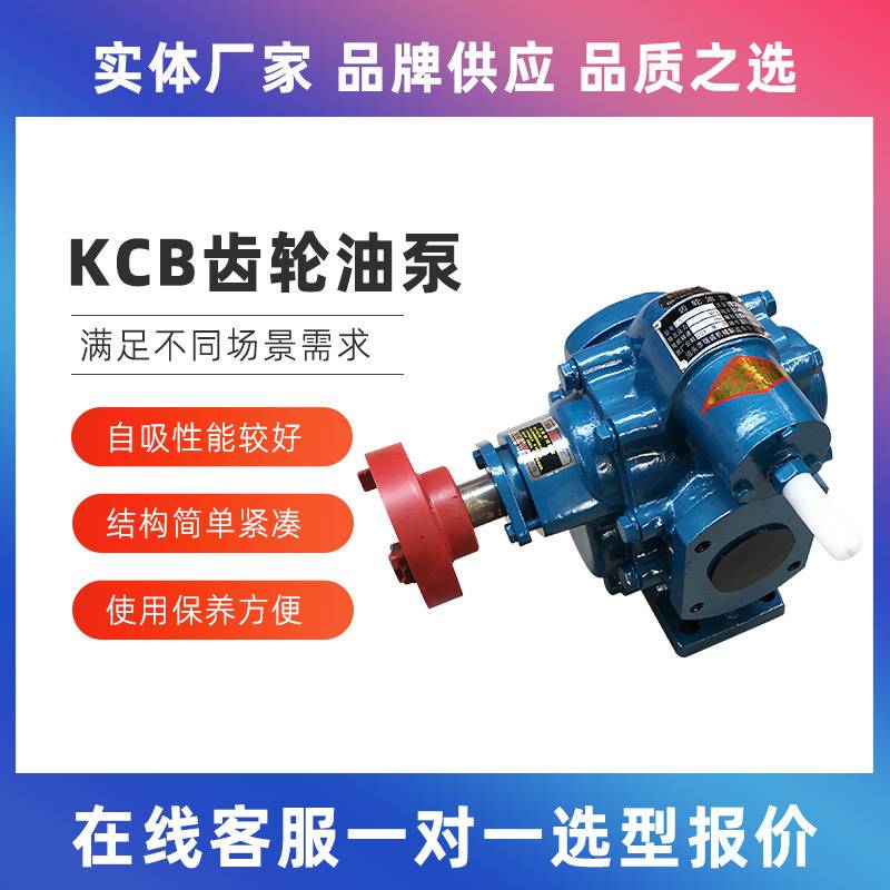 KCB-200-960齿轮油泵化工KCB齿轮泵单相220V机油泵厂家自吸式