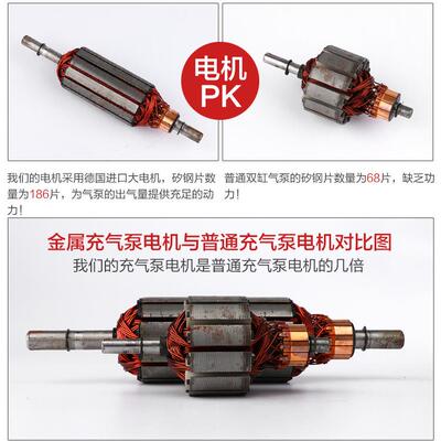 大型车载充气泵汽车用轮打胎气泵轿车SUV野车MJR-Q0517PV商越车货